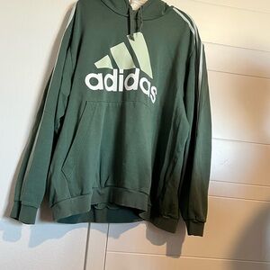 Adidas Men's Dark Green Hoodie 3xl